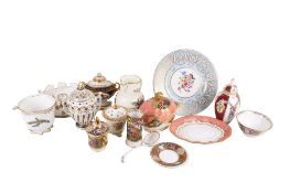 An assortment of Spode and Royal Worcester Heritage Collection ceramics.