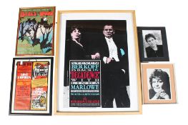 A collection of assorted theatre programmes, leaflets and signed posters, etc.