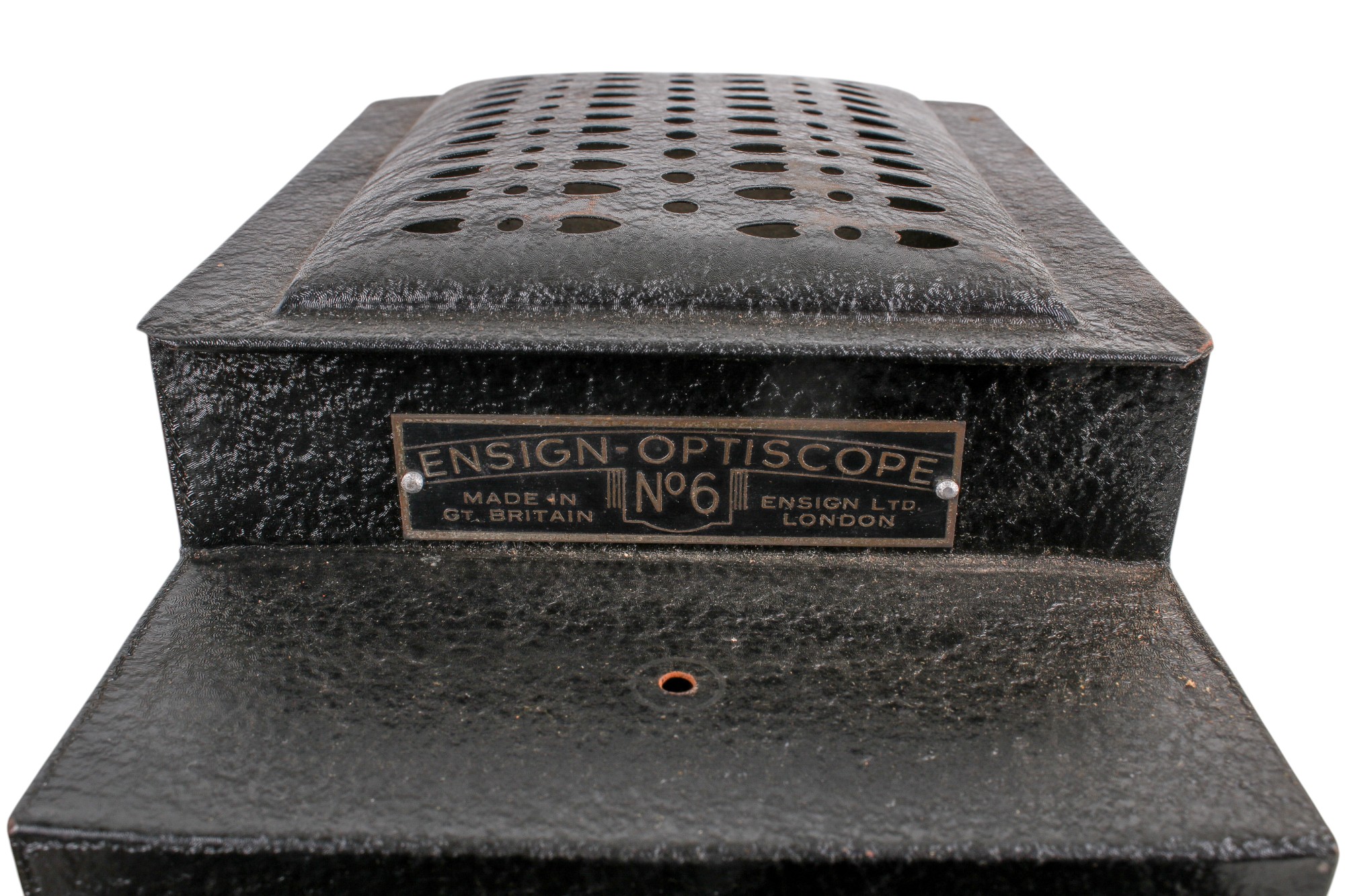 An Ensign Optiscope No 6 'magic lantern' glass slides projector and fitted case. With slides, etc. - Image 4 of 4