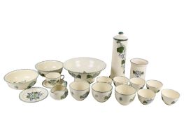 A Poole Pottery part tea and dinner service.