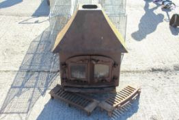 A Villager multifuel wood burner.