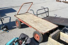 A four wheel trolley