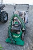 A Billy Goat Pro lawn vacuum. With Briggs & Stratton Quantum I/C 5.0 petrol engine All items in this