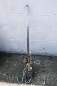 A set of W & T Avery 300lb butcher's steelyard balance scales. L102cm. All items in this auction are
