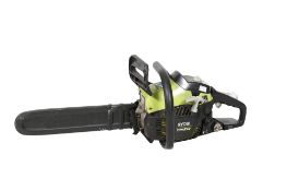 A petrol-powered Ryobi PowrXT chainsaw. Blade length 37cm. All items in this auction are sold as