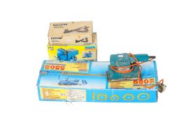A group of tools. Including a Powerfix mitre saw, plane, etc. All items in this auction are sold