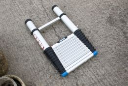 A Zarges telescopic ladder.