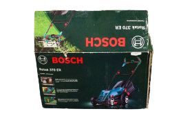 Boxed Bosch Rotak 370 ER electric rotary lawn mower
