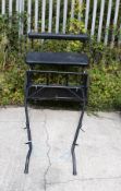 A modern pony trap with numatic tyres. H126cm x W260cm x D1165cm All items in this auction are
