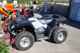 A 300cc Quad bike. Engine type XY173SN, mileage showing 66 miles. Key in reception All items in this