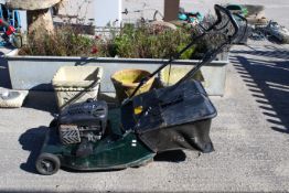 Hayter Harrier 56 petrol lawn mower. With grass collector All items in this auction are sold as