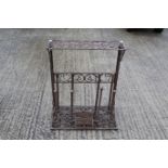 A decorative cast iron boot or shoe rack and scraper. H76cm W64cm D34cm. All items in this auction