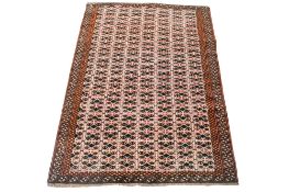 A vintage Persian rug.