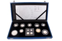 A 2006 Queen Elizabeth II 80th birthday silver proof coin set.