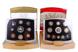 Two Golden Jubilee Executive proof sets for 2002 and 2003.