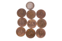 A small group of 1930s coins.