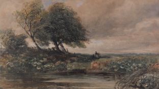 Edmund Morison Wimperis (1835-1900), watercolour, 'A Stormy Day'. SIgned 'E. M.