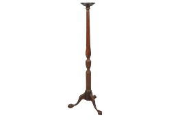 A 19th century mahogany torchère stand.