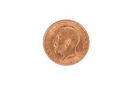 1914 half sovereign coin.