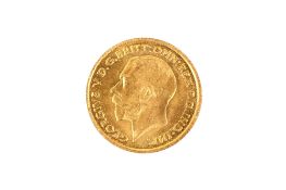 1913 half sovereign coin.