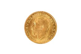 1915 half sovereign coin.
