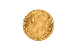 1913 half sovereign coin.