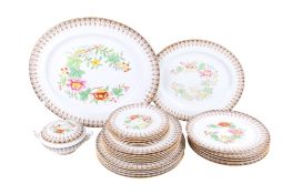 A Victorian Royal Worcester dinner service.