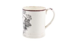 A rare Staffordshire pearlware mug.