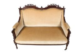 A Regency style two seater sofa.