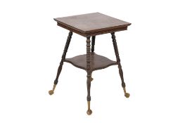 A 19th century oak occasional table.