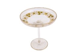 A Victorian tazza glass centrepiece.