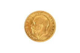 1913 half sovereign coin.