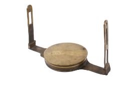 A Cary of London brass miner's compass. The 12.