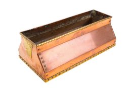 A vintage H R Harley copper flower basket.