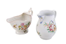 Two 18th century English hard paste table vessels.