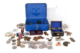 An accumulation of 20th century world coins.