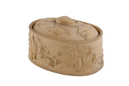 A 19th century Wedgwood caneware game lidded pie tureen.