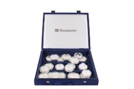 A collection of 22 assorted Westminster Channel Island 'Great Britons' limited edition silver proof
