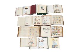 A collection of world stamps. Including modern GB and Channel Islands, some mounted.