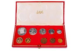 South Africa - 1978 proof set of ten coins.