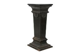 A 20th century carved wood jardiniere stand.