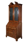 A 19th century mahogany bureau bookcase.