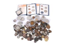 An interesting collection of older world coins.