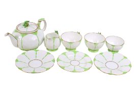 An Aynsley 'butterfly' part tea service.