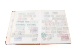A filled stock book of France 1948 to 1970 stamps.