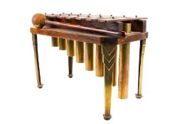 A vintage table top xylophone.