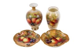 Four pieces of Royal Worcester.