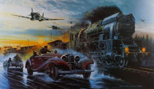 Robert Bailey, 'Full Throttle', signed limited edition print.