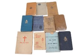 A collection of eleven 'Active Service Testament' booklets. WWI and WWII issue.