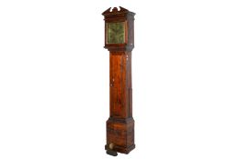 A 19th century long case clock.